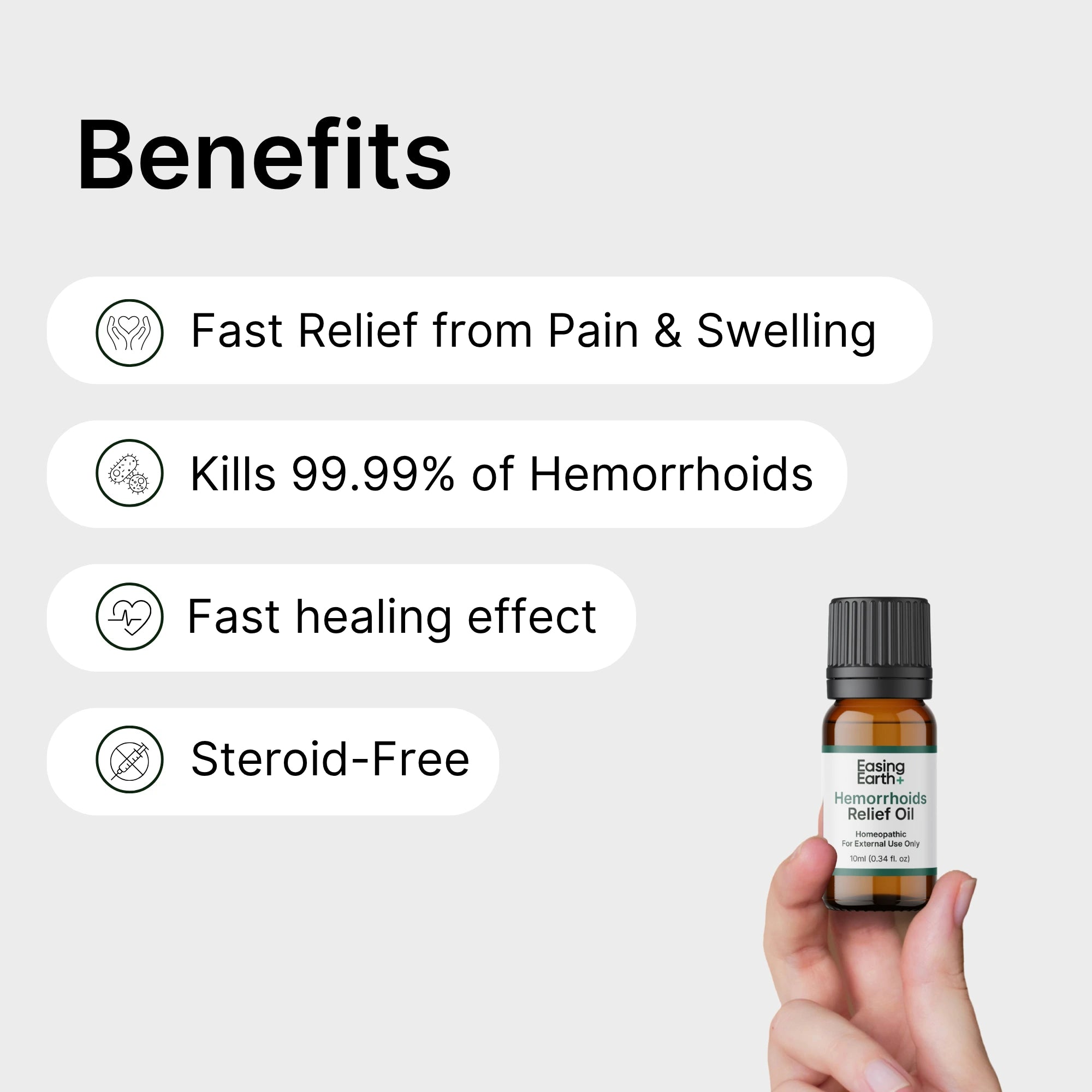 Natural Hemorrhoids Relief Oil
